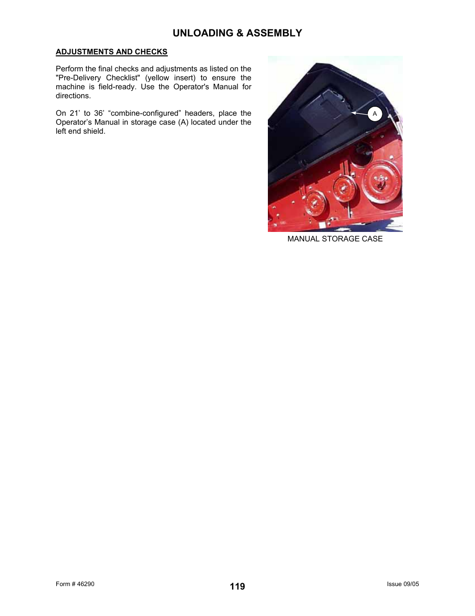 Unloading & assembly | MacDon 742 HAY CONDITIONER User Manual | Page 121 / 124