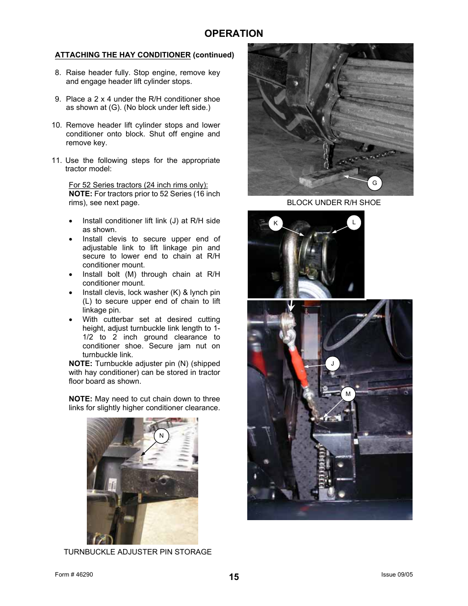 Operation | MacDon 742 HAY CONDITIONER User Manual | Page 17 / 124