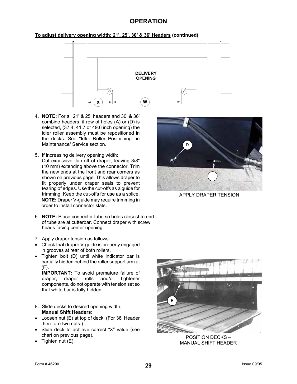 Operation | MacDon 742 HAY CONDITIONER User Manual | Page 31 / 124