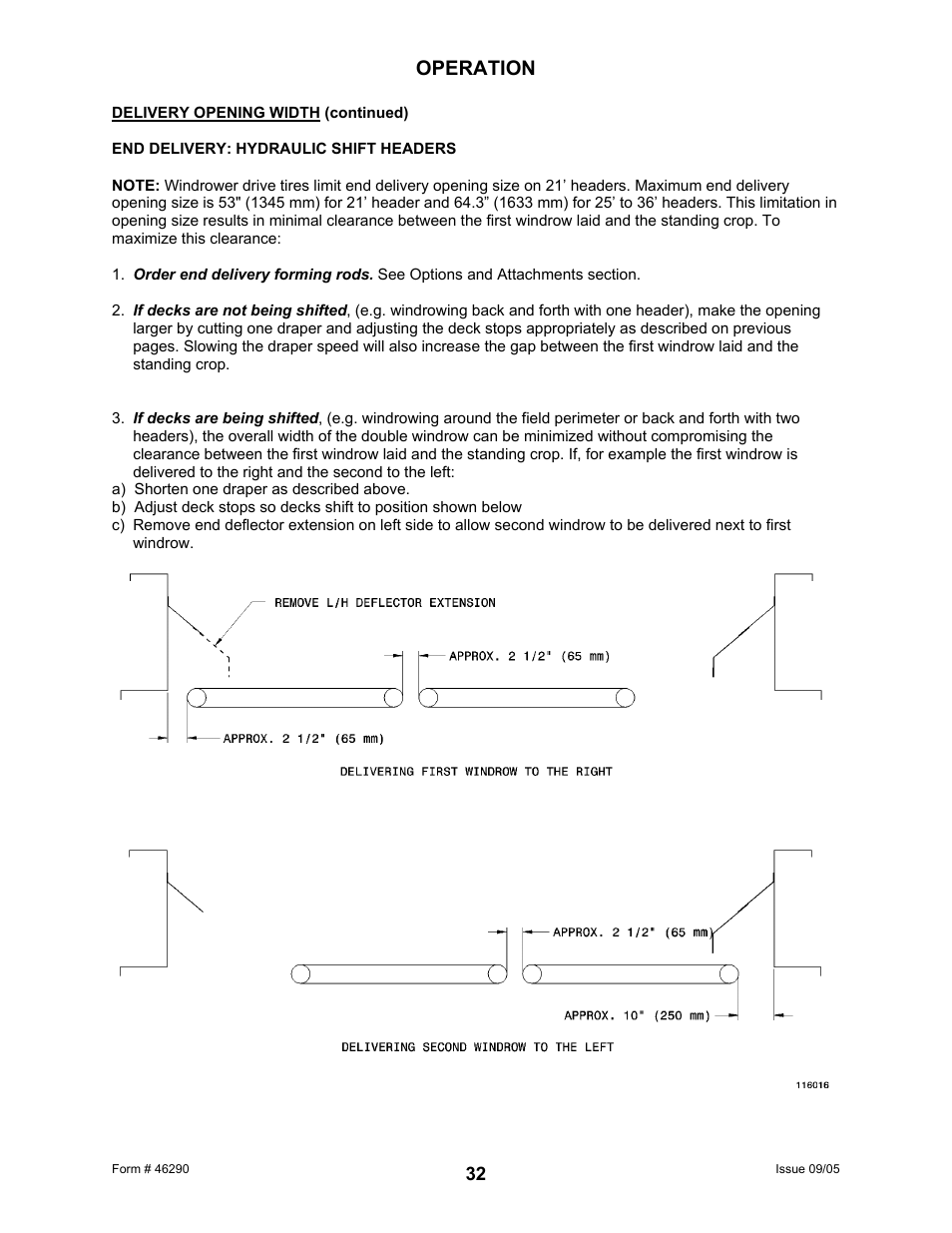 Operation | MacDon 742 HAY CONDITIONER User Manual | Page 34 / 124