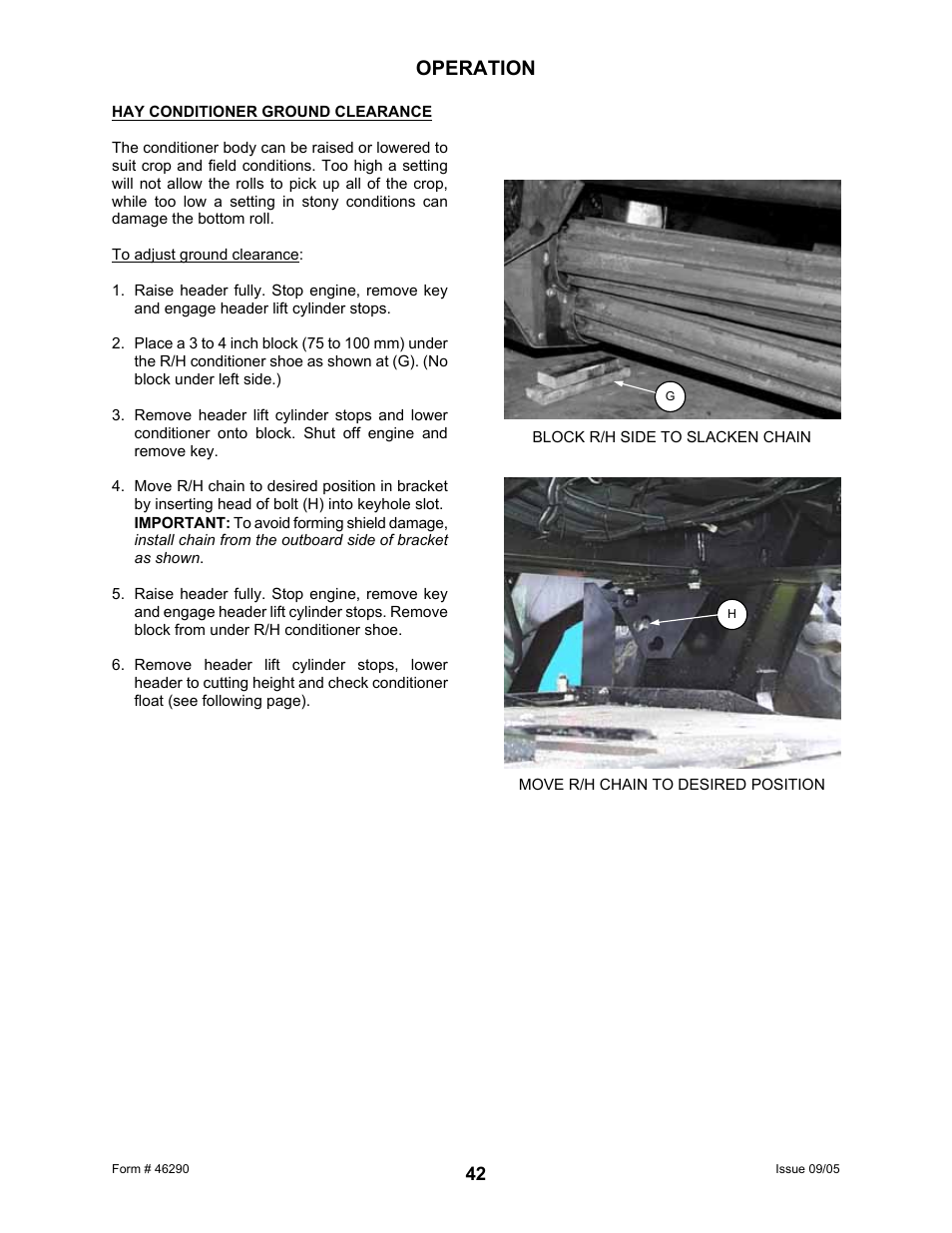 Operation | MacDon 742 HAY CONDITIONER User Manual | Page 44 / 124