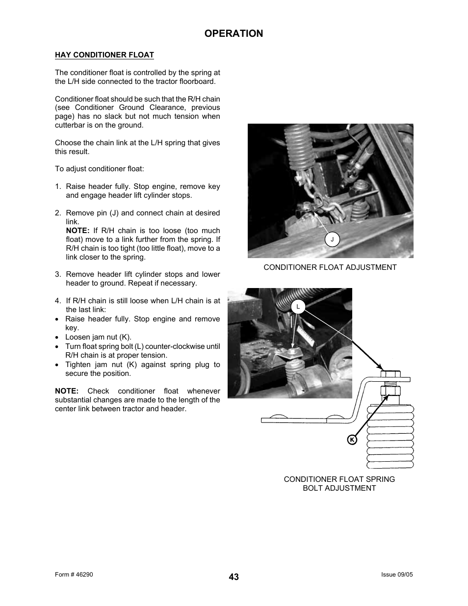 Operation | MacDon 742 HAY CONDITIONER User Manual | Page 45 / 124