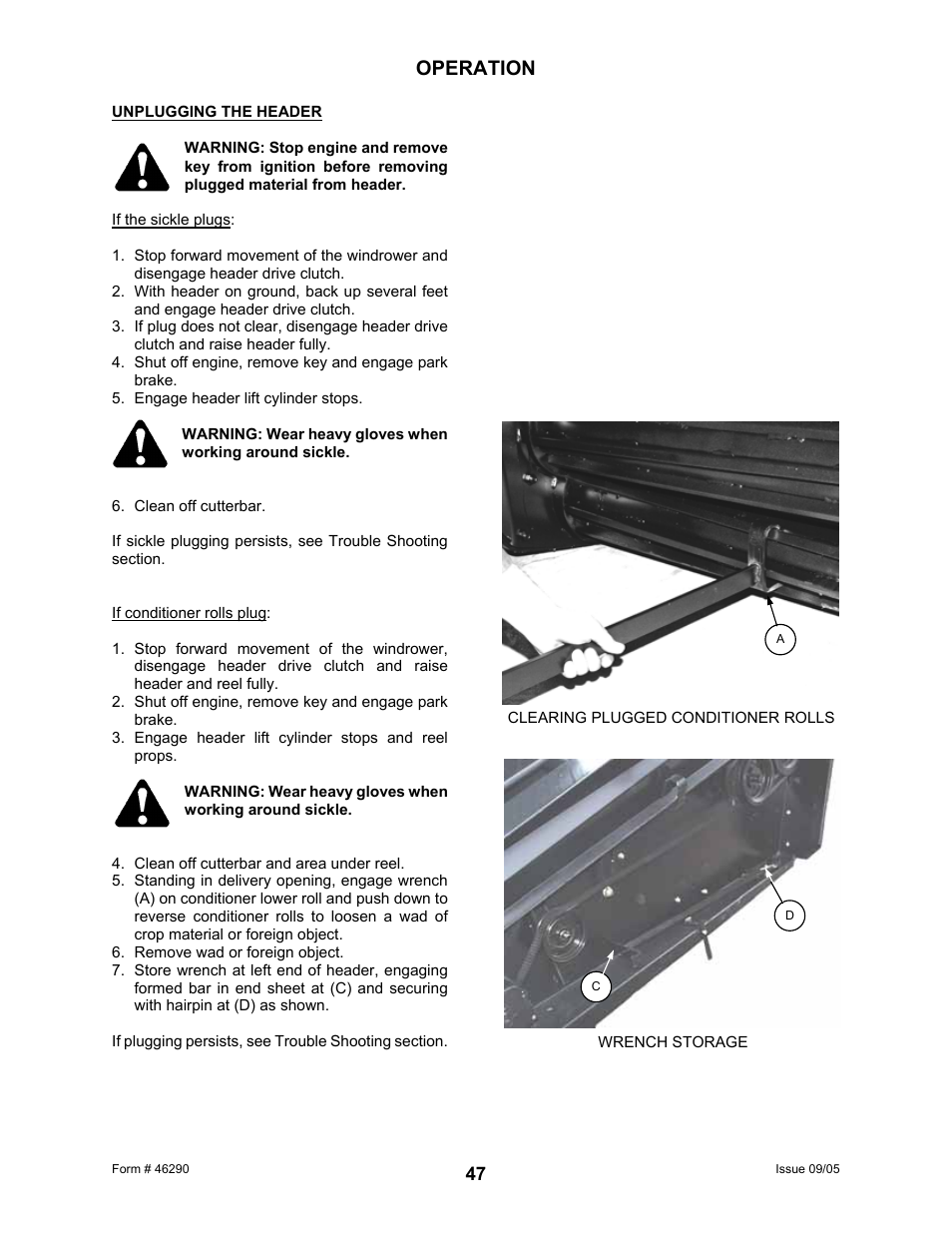 Operation | MacDon 742 HAY CONDITIONER User Manual | Page 49 / 124