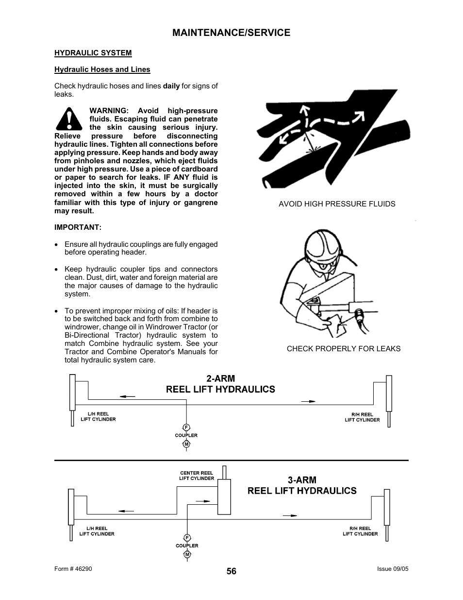 Maintenance/service | MacDon 742 HAY CONDITIONER User Manual | Page 58 / 124
