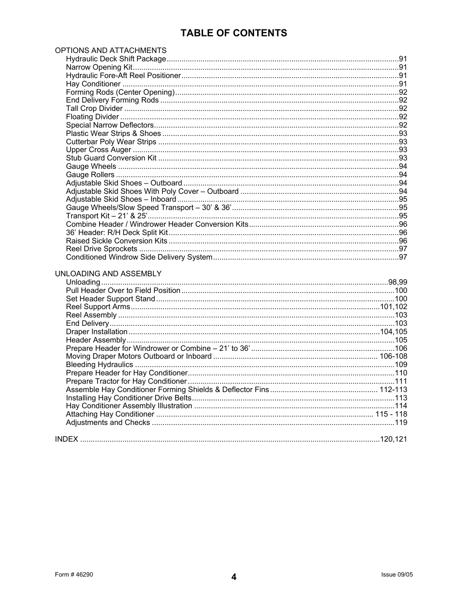 MacDon 742 HAY CONDITIONER User Manual | Page 6 / 124