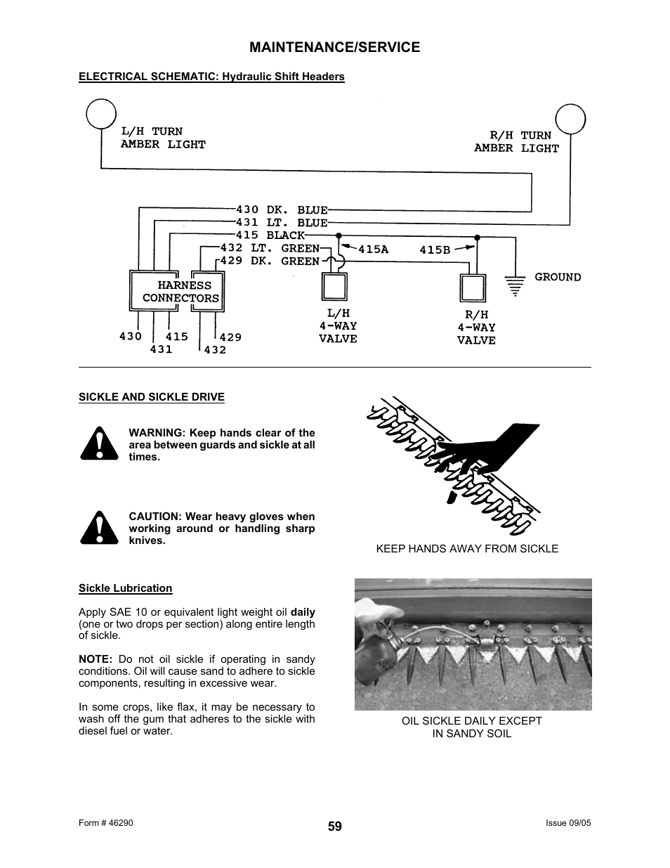 Maintenance/service | MacDon 742 HAY CONDITIONER User Manual | Page 61 / 124