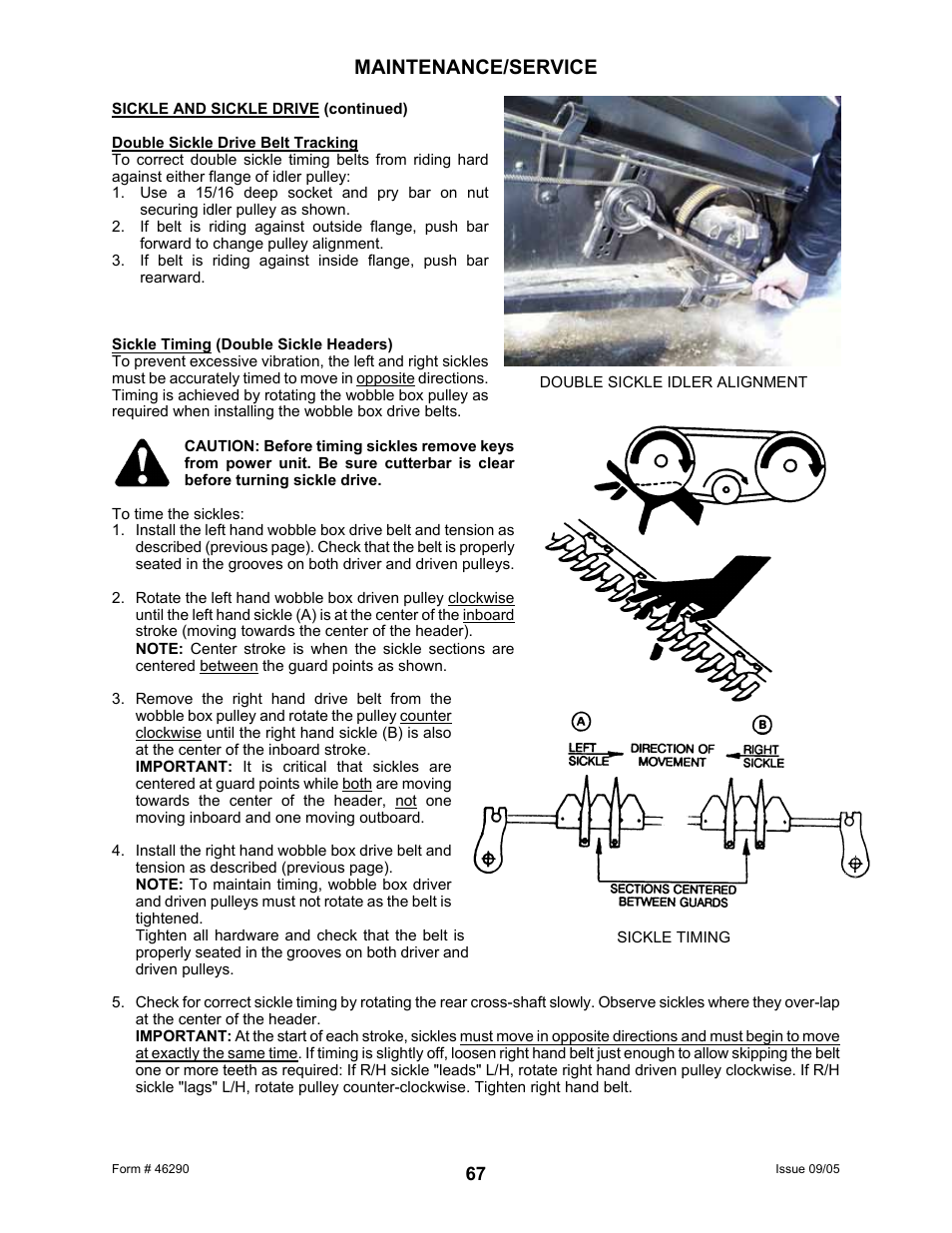 Maintenance/service | MacDon 742 HAY CONDITIONER User Manual | Page 69 / 124