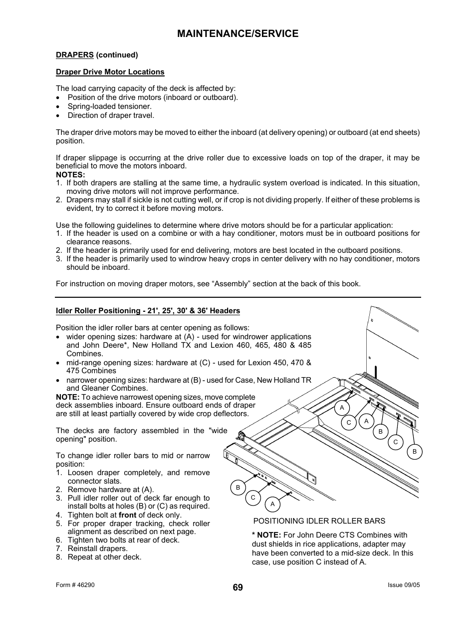 Maintenance/service | MacDon 742 HAY CONDITIONER User Manual | Page 71 / 124