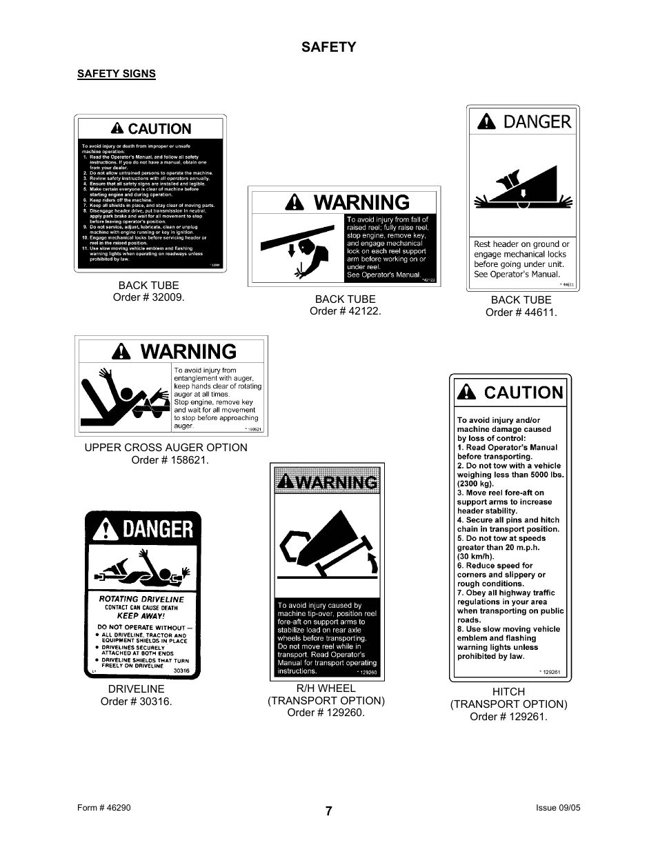 Safety | MacDon 742 HAY CONDITIONER User Manual | Page 9 / 124