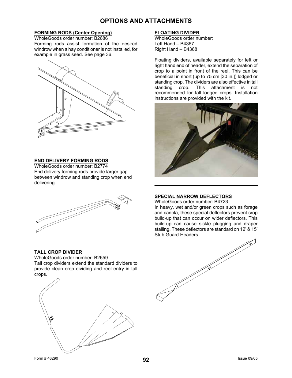 Options and attachments | MacDon 742 HAY CONDITIONER User Manual | Page 94 / 124