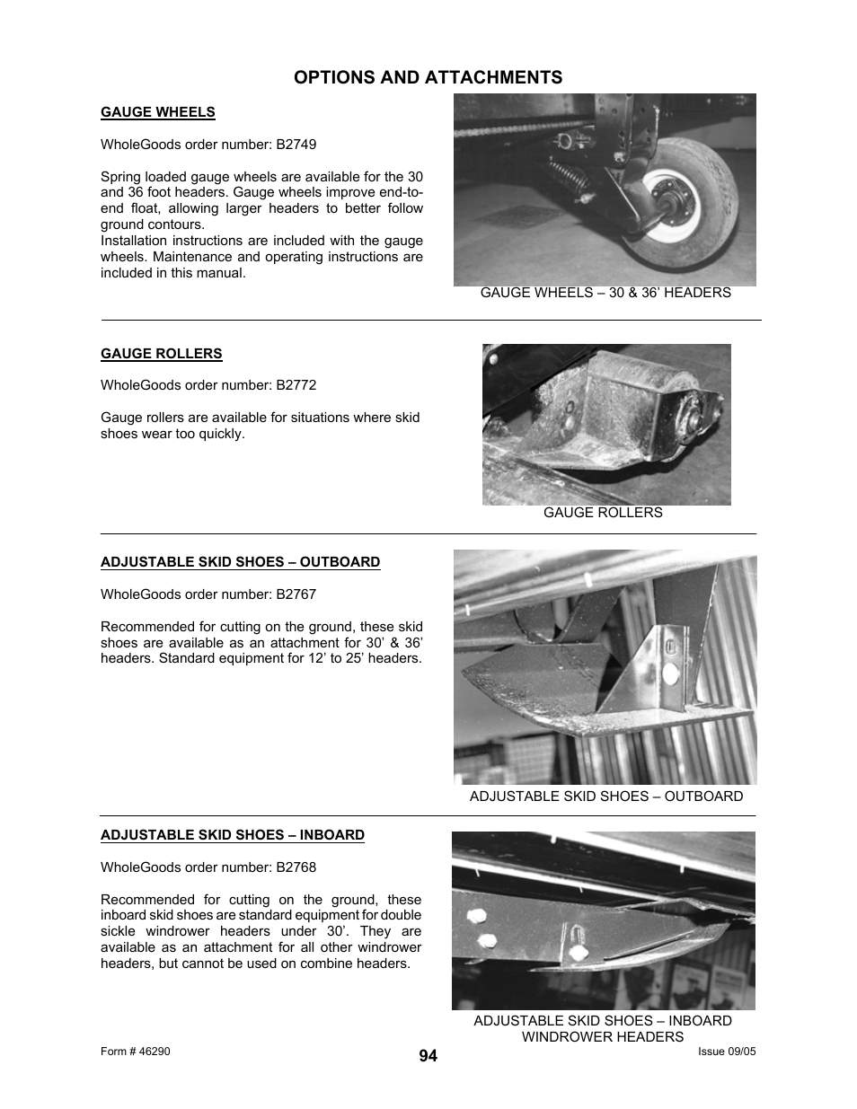 Options and attachments | MacDon 742 HAY CONDITIONER User Manual | Page 96 / 124