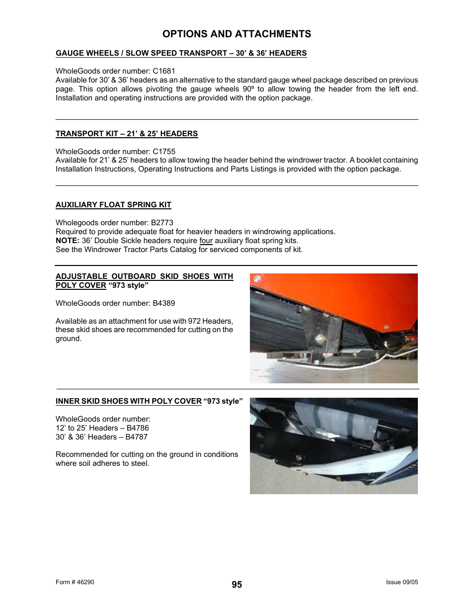Options and attachments | MacDon 742 HAY CONDITIONER User Manual | Page 97 / 124