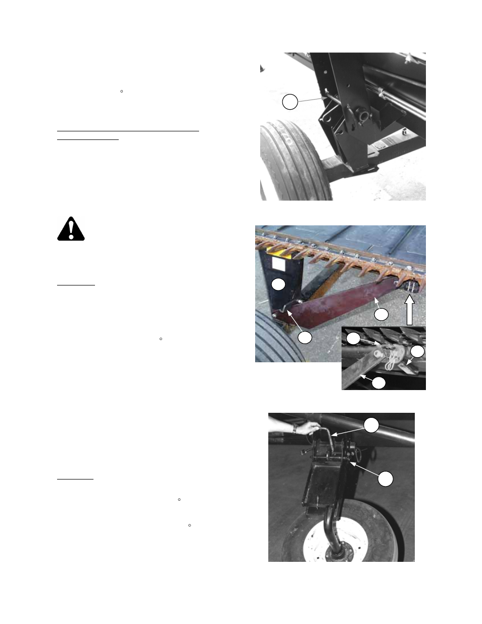 Transport gauge wheels / transport option | MacDon 962 Harvest Header User Manual | Page 31 / 86