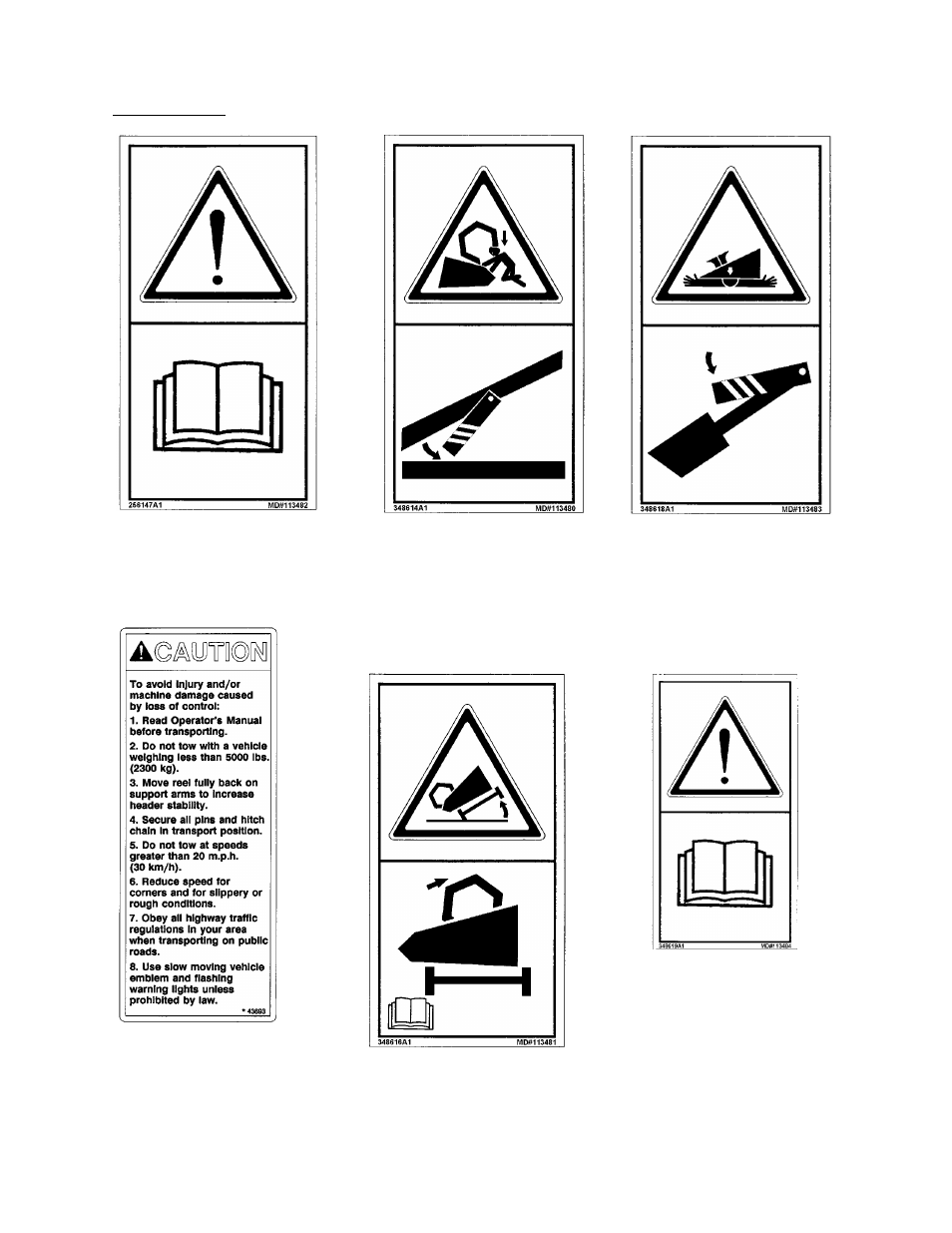 Safety | MacDon 962 Harvest Header User Manual | Page 6 / 86