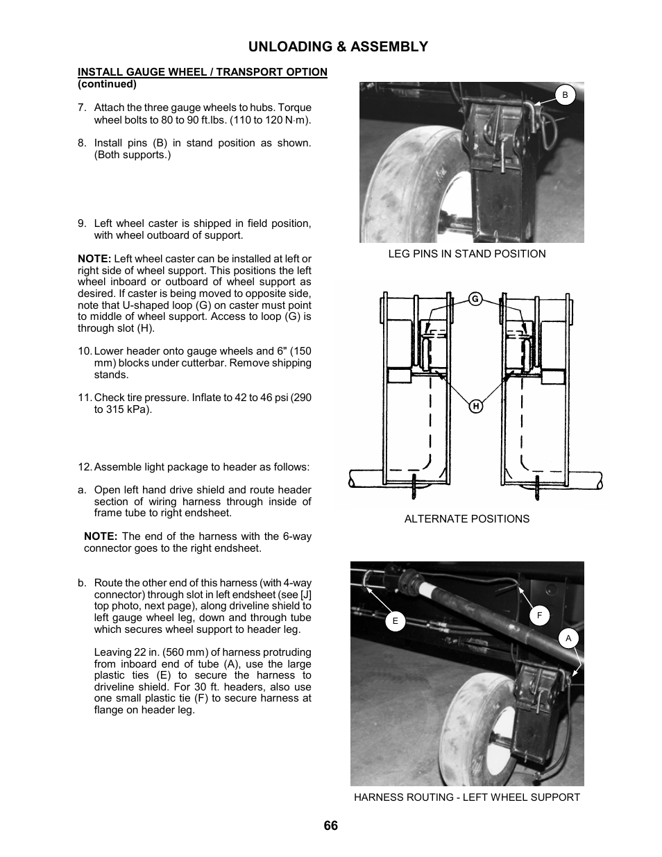 Unloading & assembly | MacDon 963 Harvest Header User Manual | Page 67 / 87