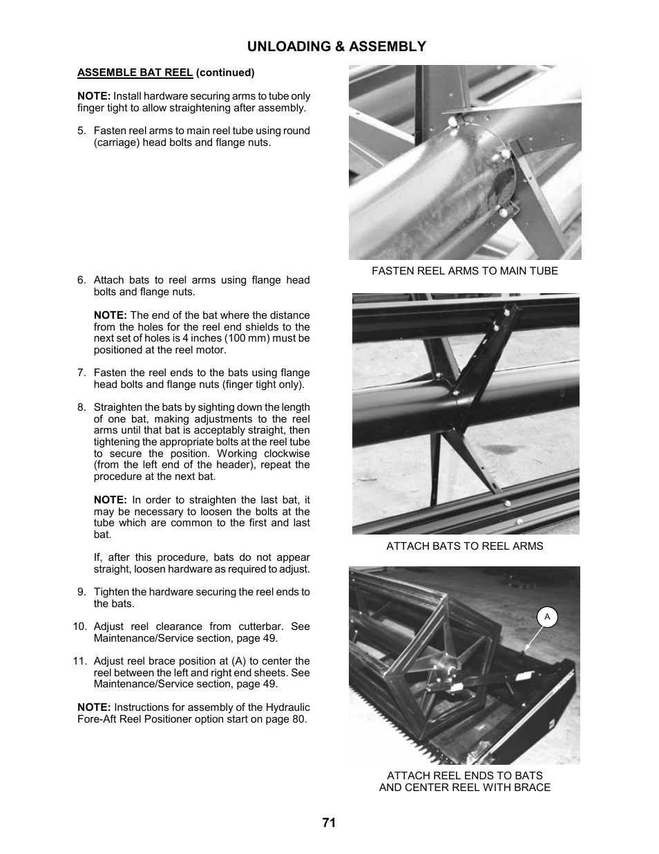 Unloading & assembly | MacDon 963 Harvest Header User Manual | Page 72 / 87