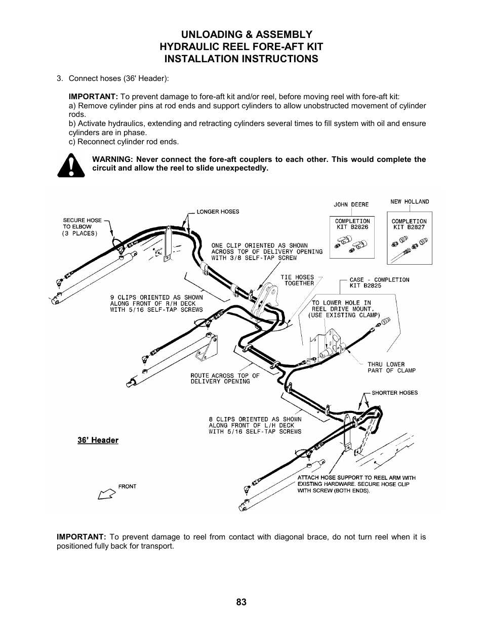 MacDon 963 Harvest Header User Manual | Page 84 / 87