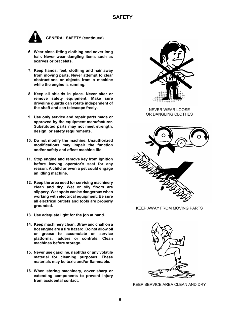 Safety | MacDon 963 Harvest Header User Manual | Page 9 / 87