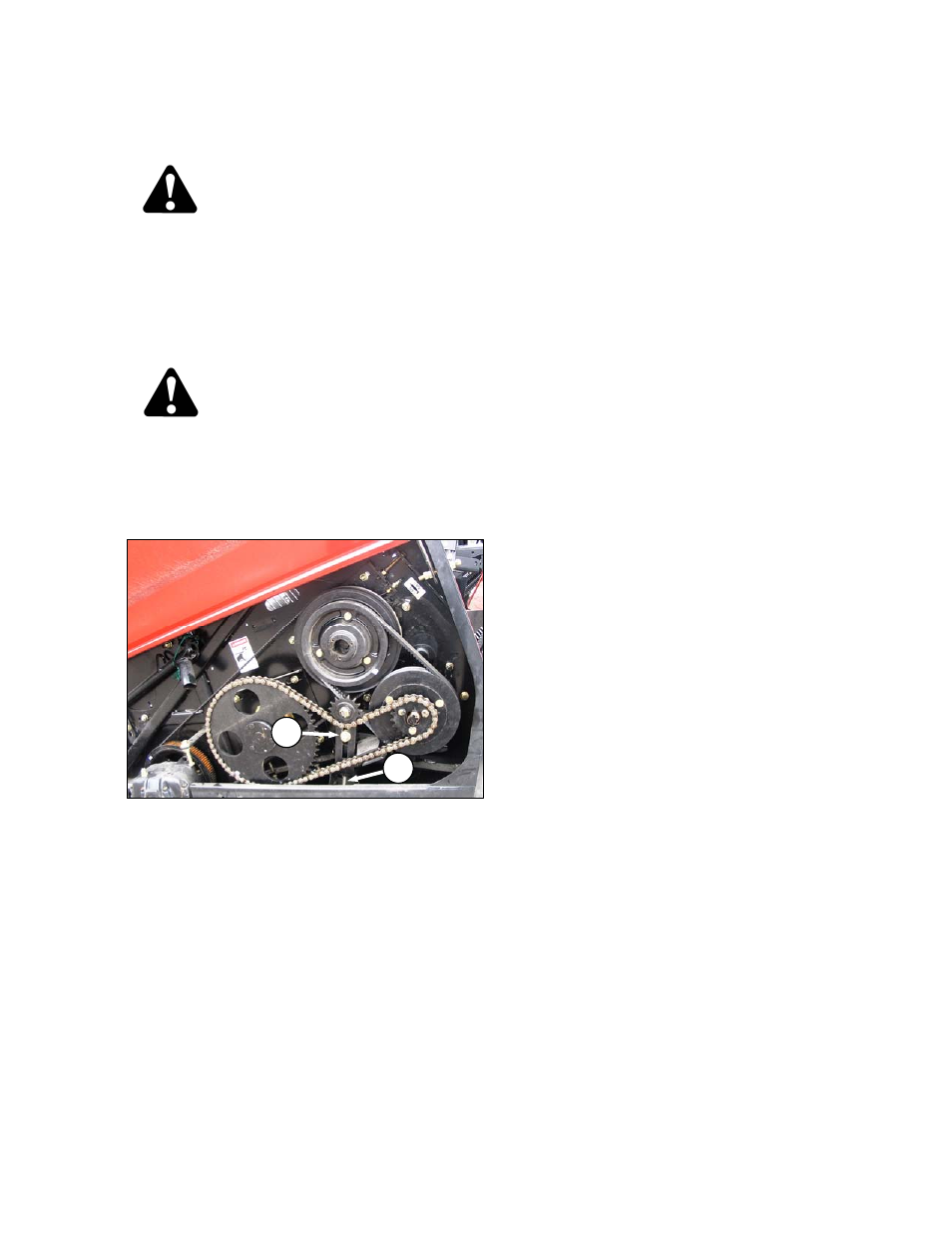 Caution | MacDon A40-D Pull-Type User Manual | Page 149 / 182