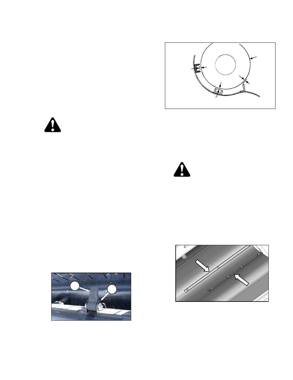 Caution, Warning | MacDon A40-D Pull-Type User Manual | Page 151 / 182