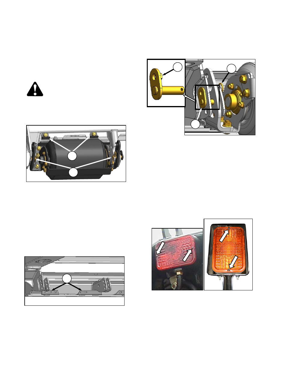 Caution | MacDon A40-D Pull-Type User Manual | Page 166 / 182