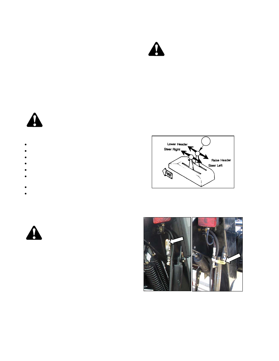 Caution, Danger, Warning | MacDon A40-D Pull-Type User Manual | Page 64 / 182