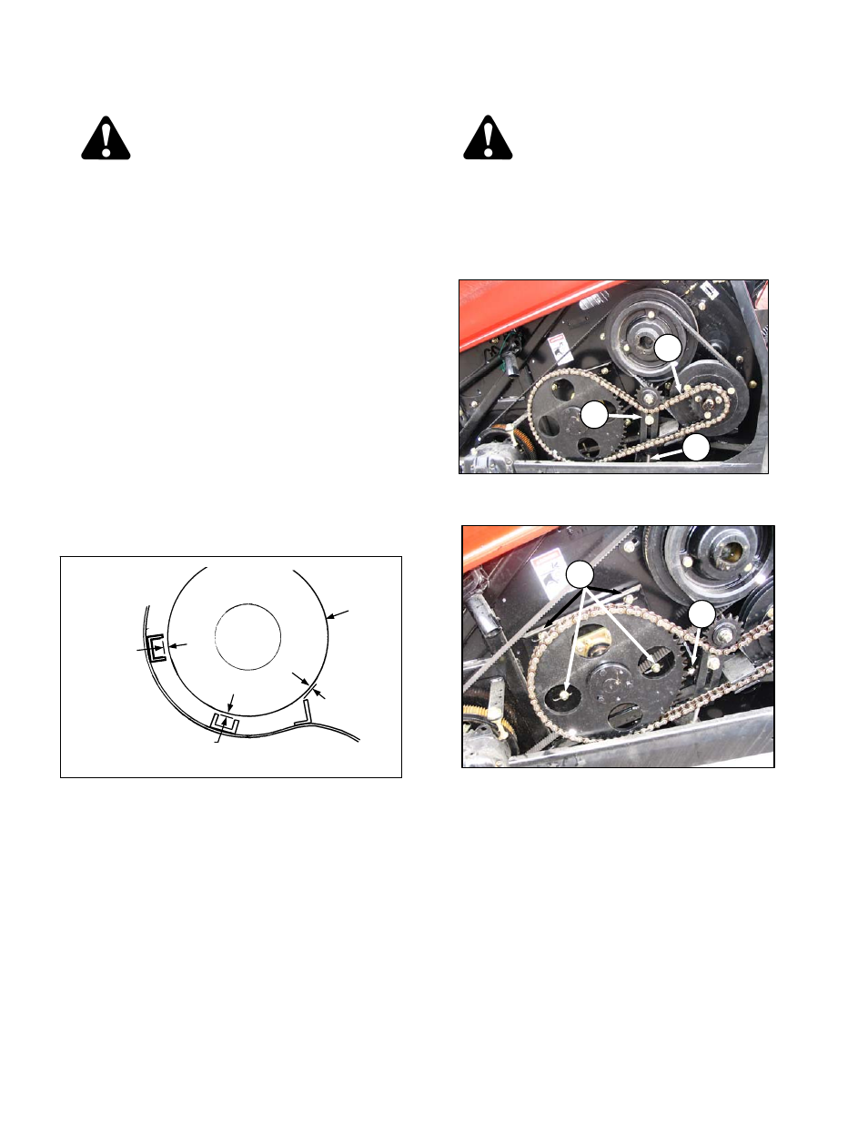 Caution | MacDon A40-D Pull-Type User Manual | Page 72 / 182