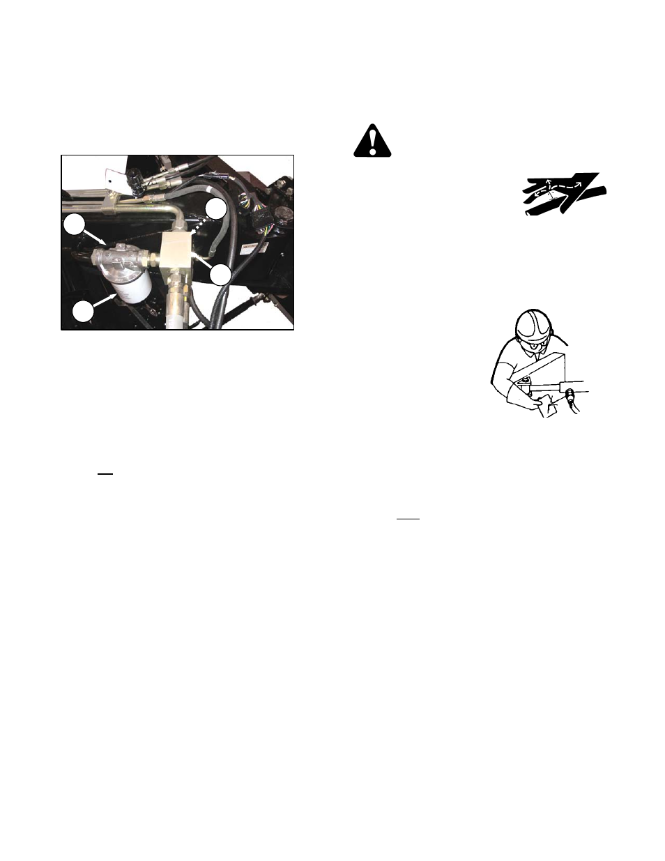 Warning | MacDon A40-D User Manual | Page 120 / 193