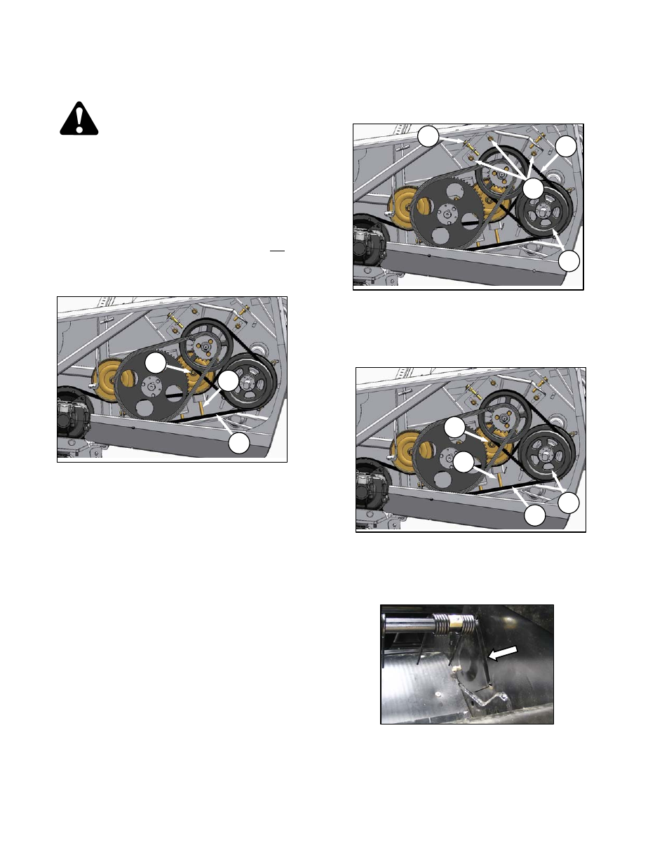 Caution | MacDon A40-D User Manual | Page 130 / 193