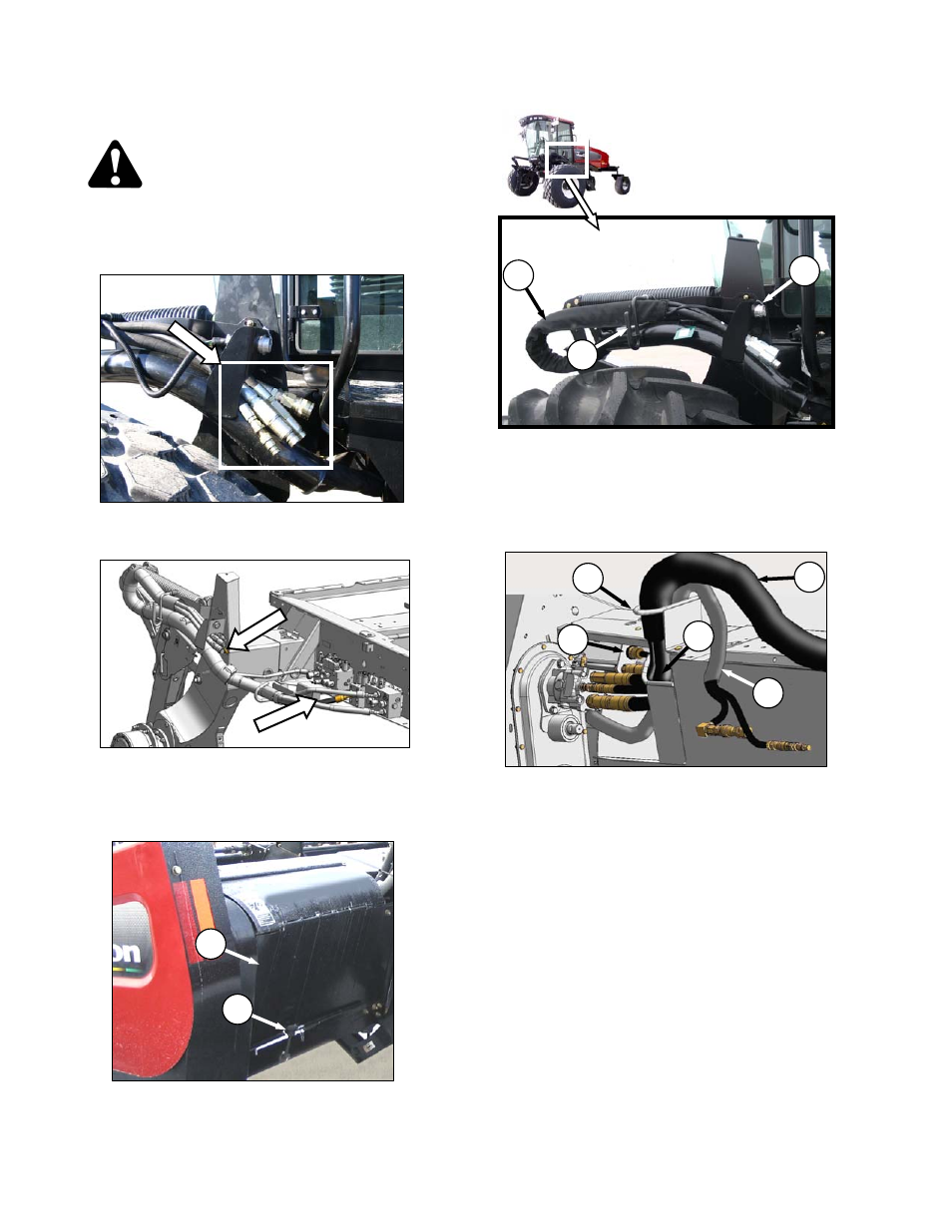 Caution | MacDon A40-D User Manual | Page 42 / 193