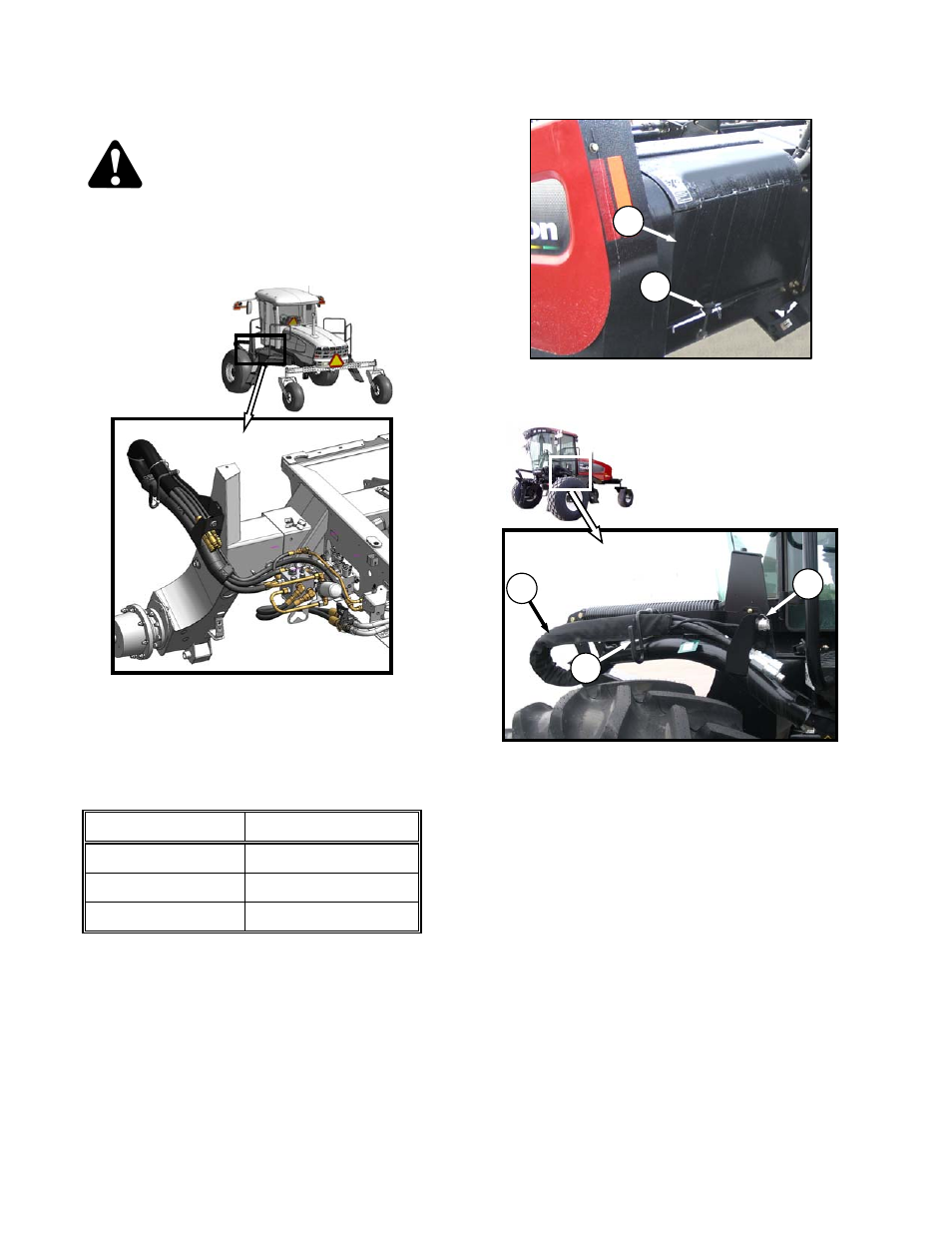 Caution | MacDon A40-D User Manual | Page 44 / 193