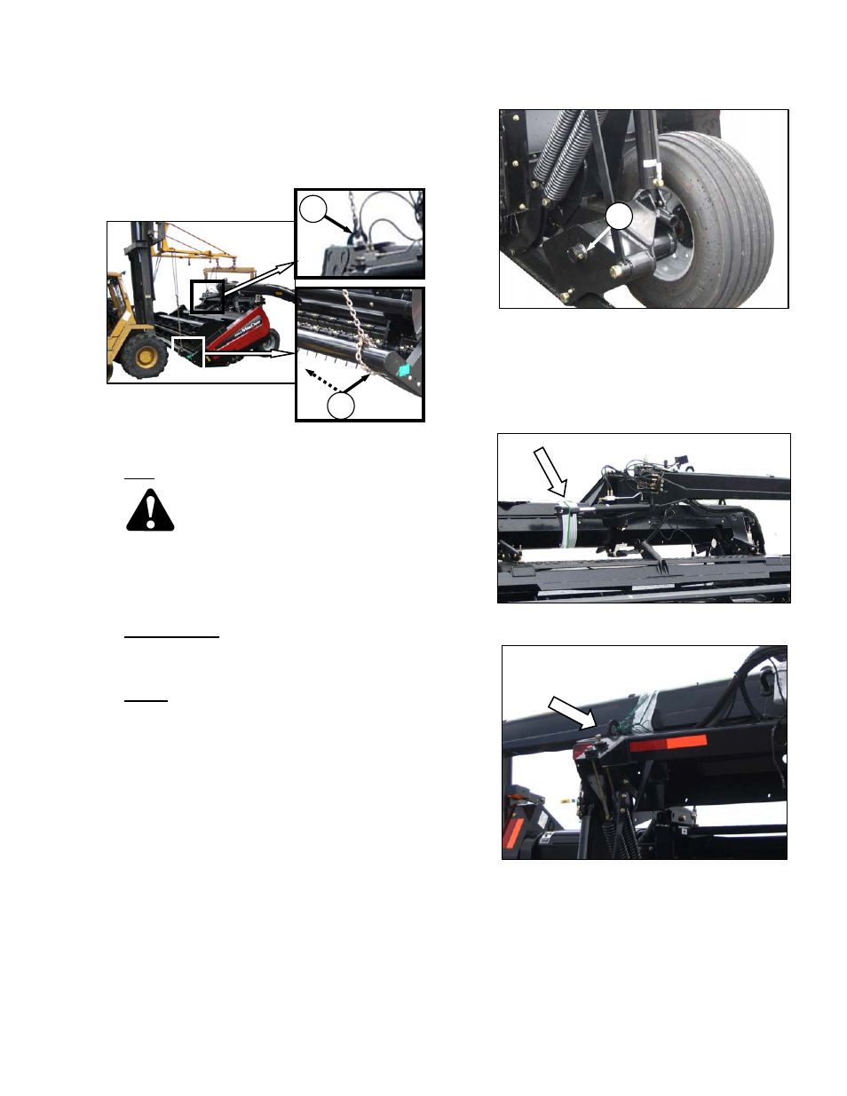 Caution | MacDon A40-D User Manual | Page 57 / 193