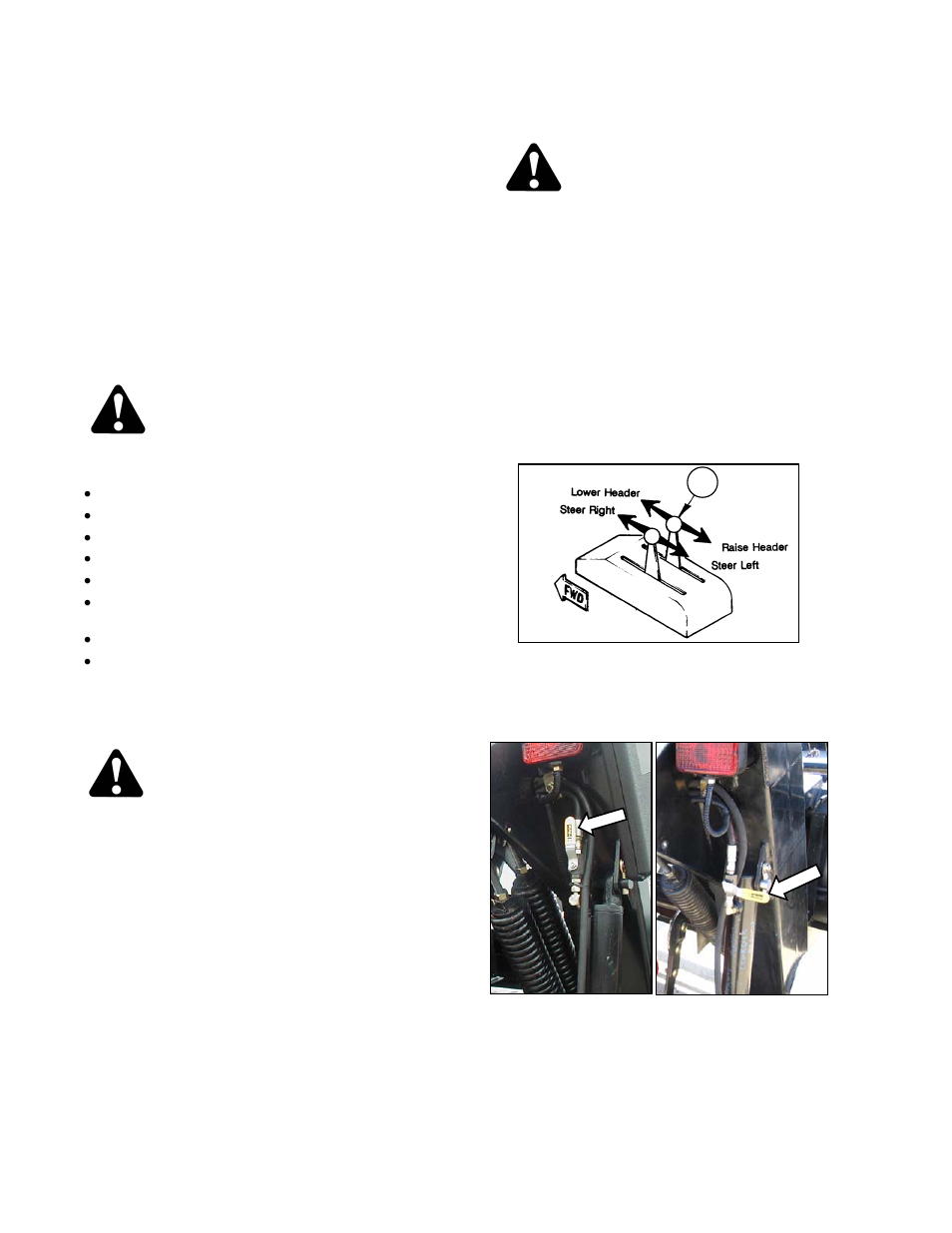 Caution, Danger, Warning | MacDon A40-D User Manual | Page 60 / 193