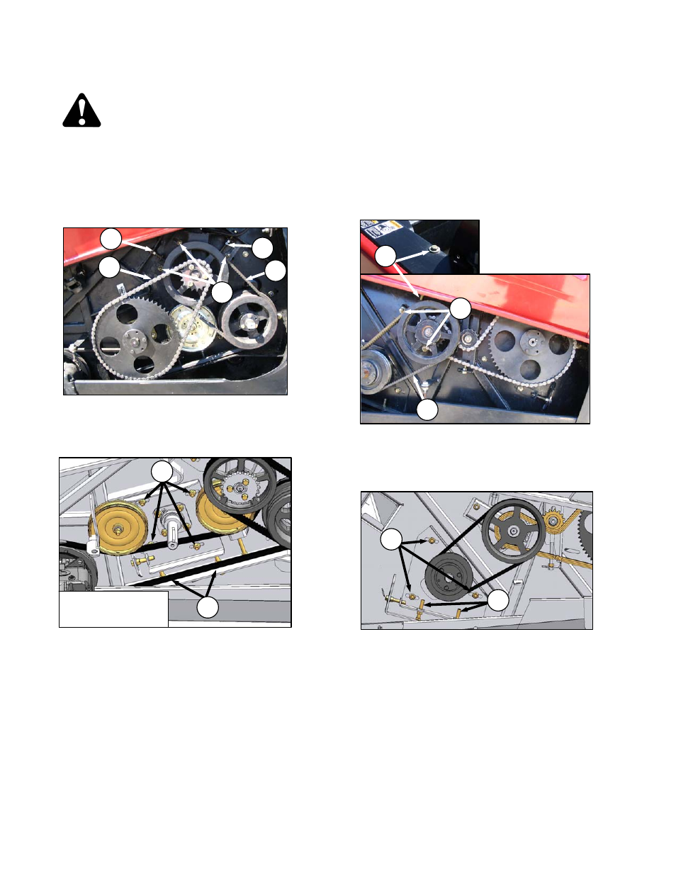 Caution | MacDon A40-D User Manual | Page 70 / 193