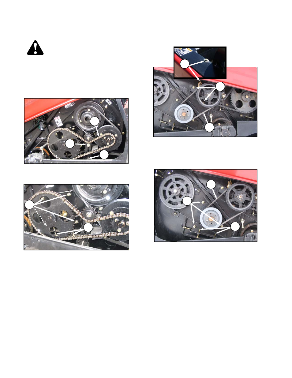 Caution | MacDon A40-D User Manual | Page 74 / 193