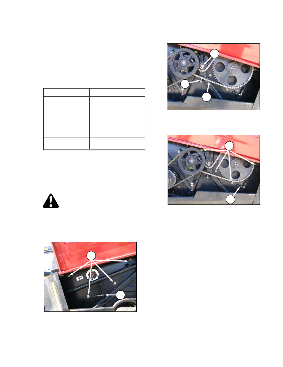 Caution | MacDon A40-D User Manual | Page 77 / 193