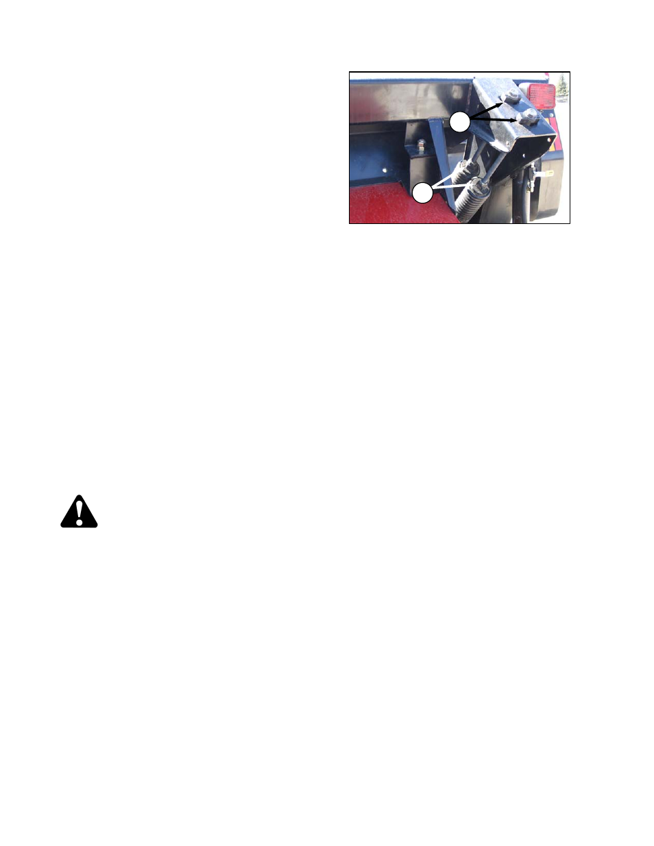Caution | MacDon A40-D User Manual | Page 84 / 193