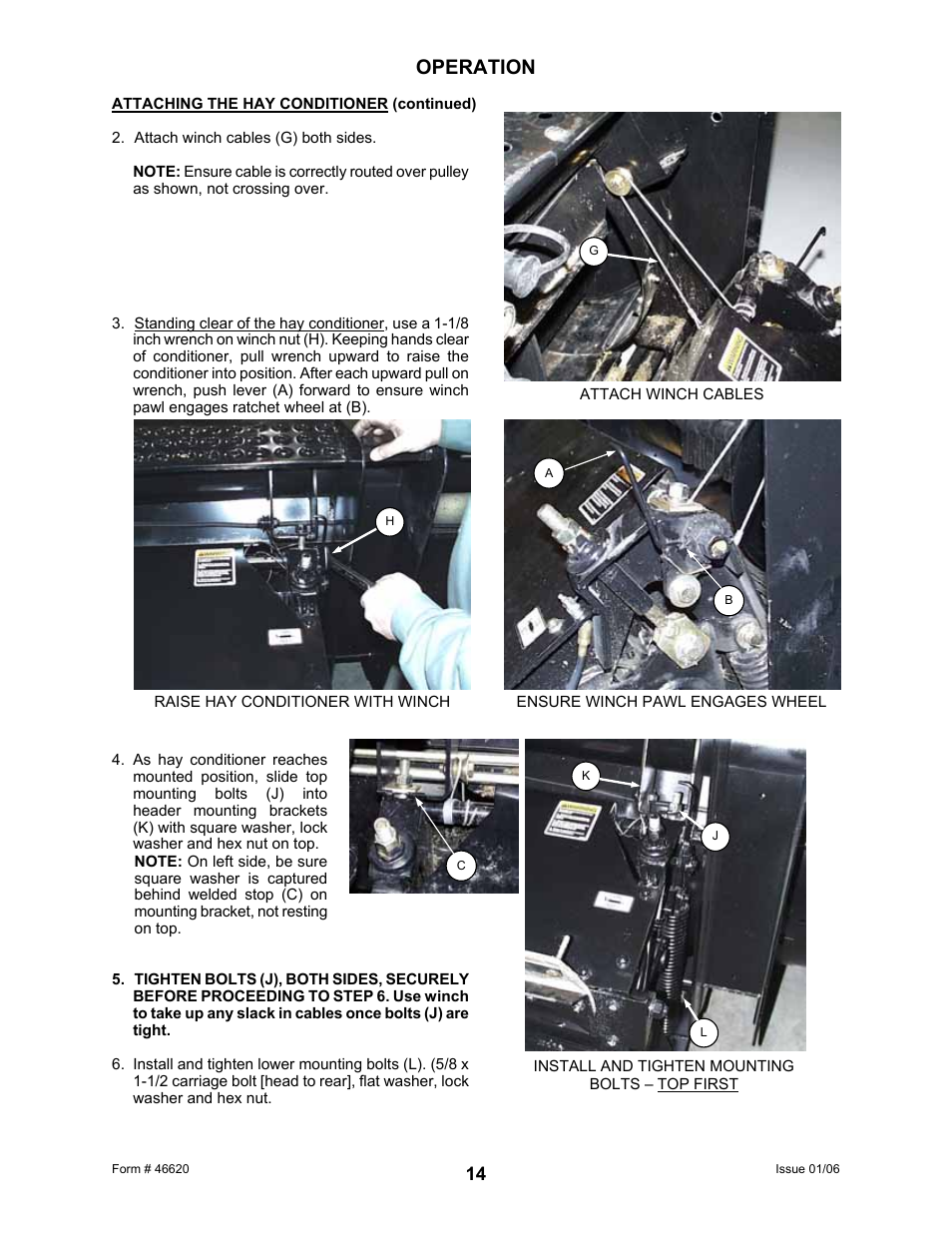 Operation | MacDon 922 User Manual | Page 16 / 84