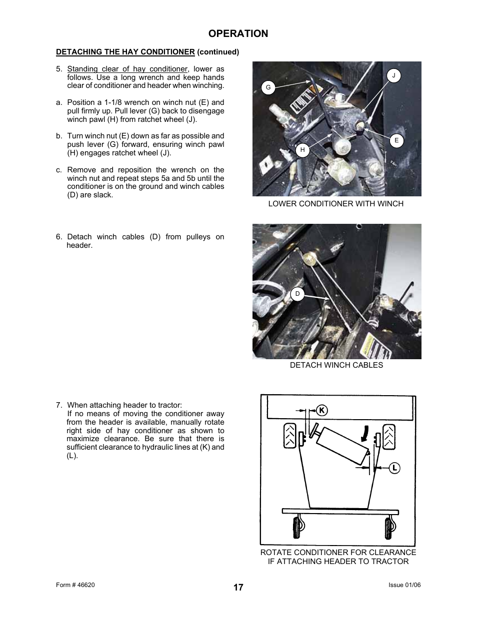 Operation | MacDon 922 User Manual | Page 19 / 84