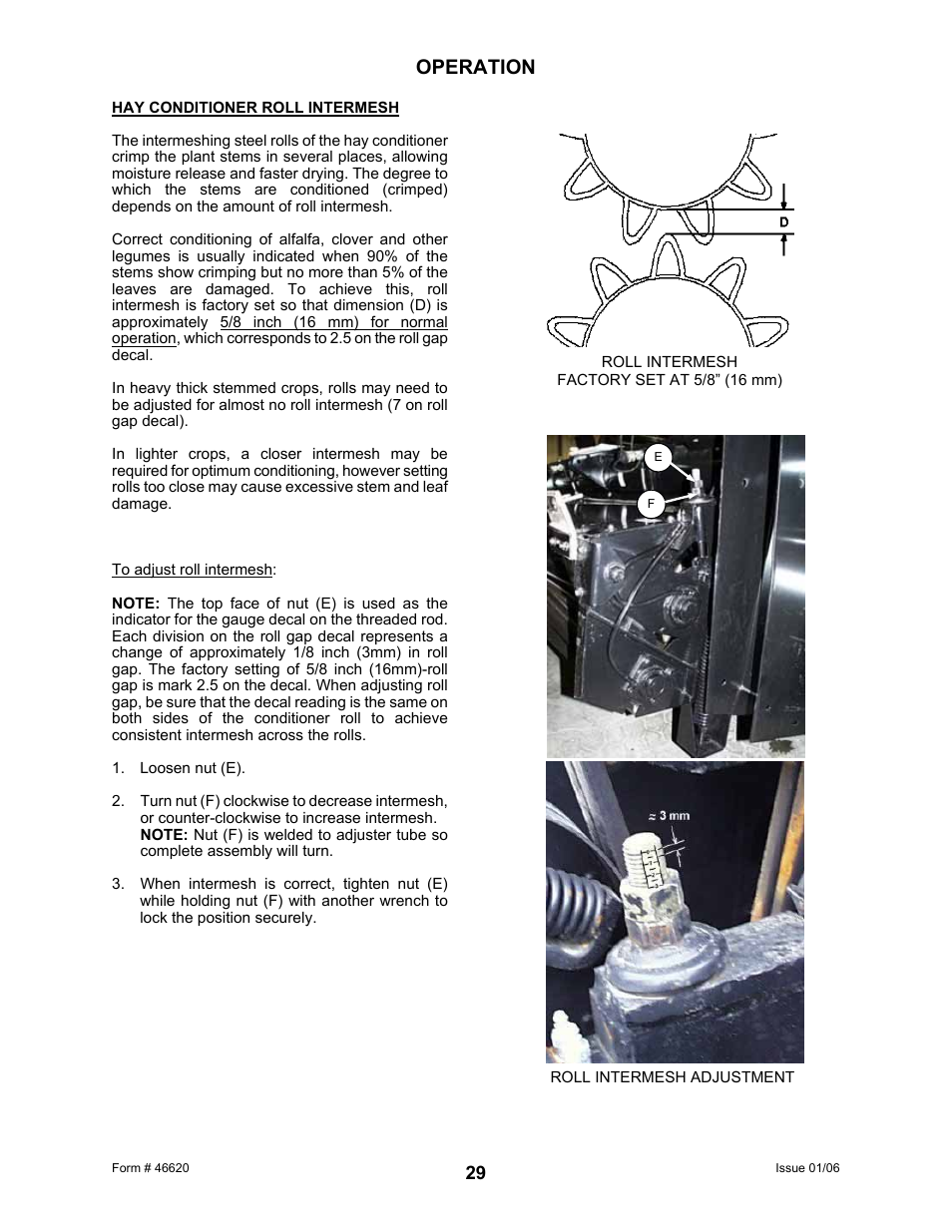 Operation | MacDon 922 User Manual | Page 31 / 84