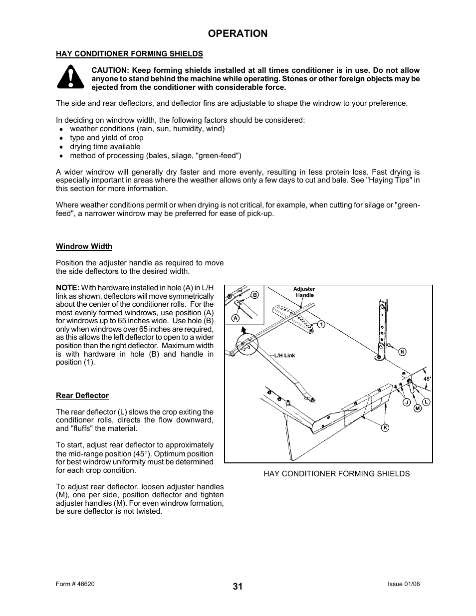 Operation | MacDon 922 User Manual | Page 33 / 84