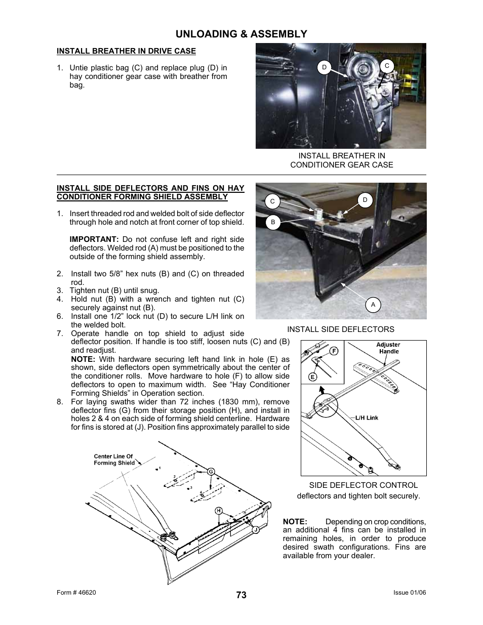 Unloading & assembly | MacDon 922 User Manual | Page 75 / 84