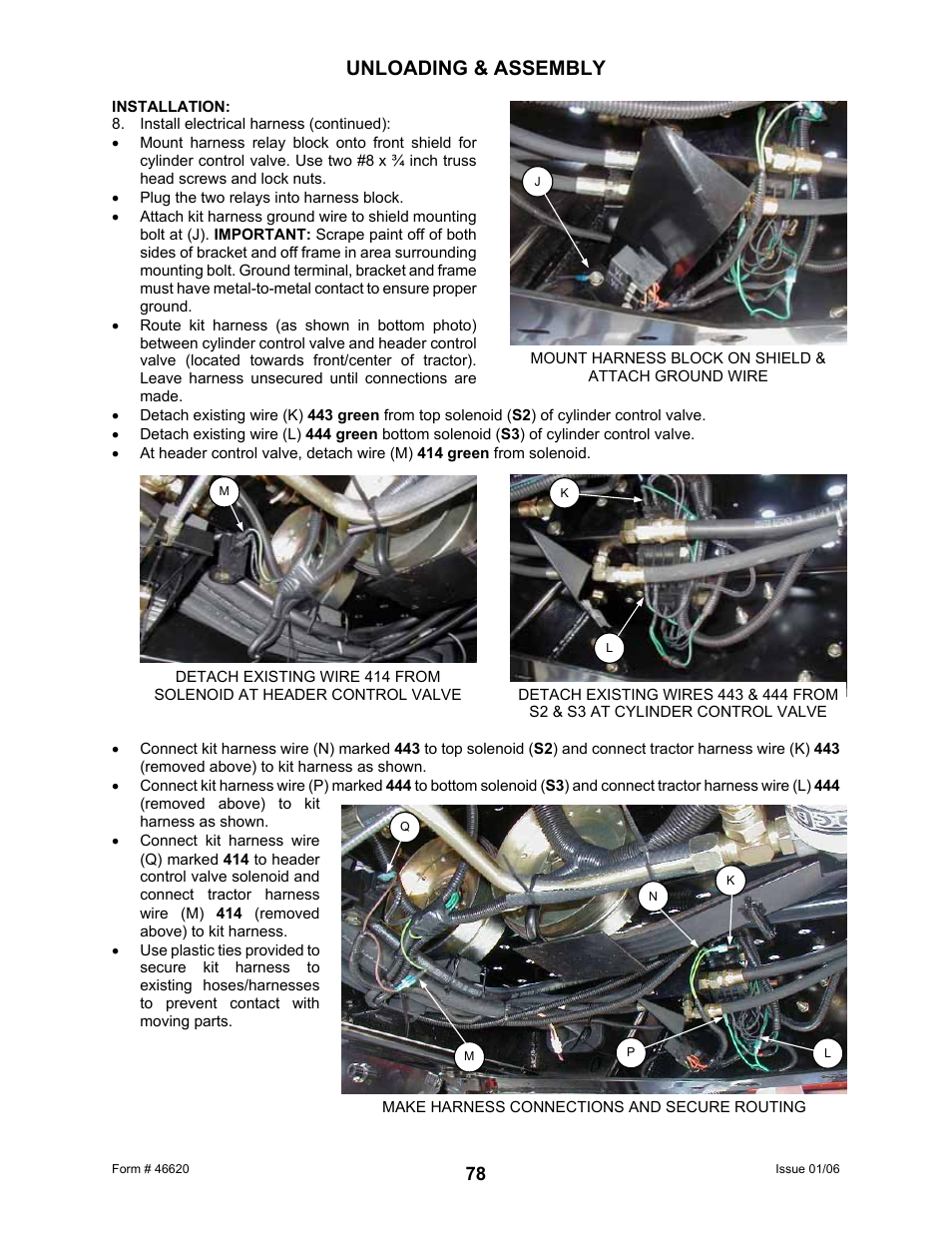 Unloading & assembly | MacDon 922 User Manual | Page 80 / 84