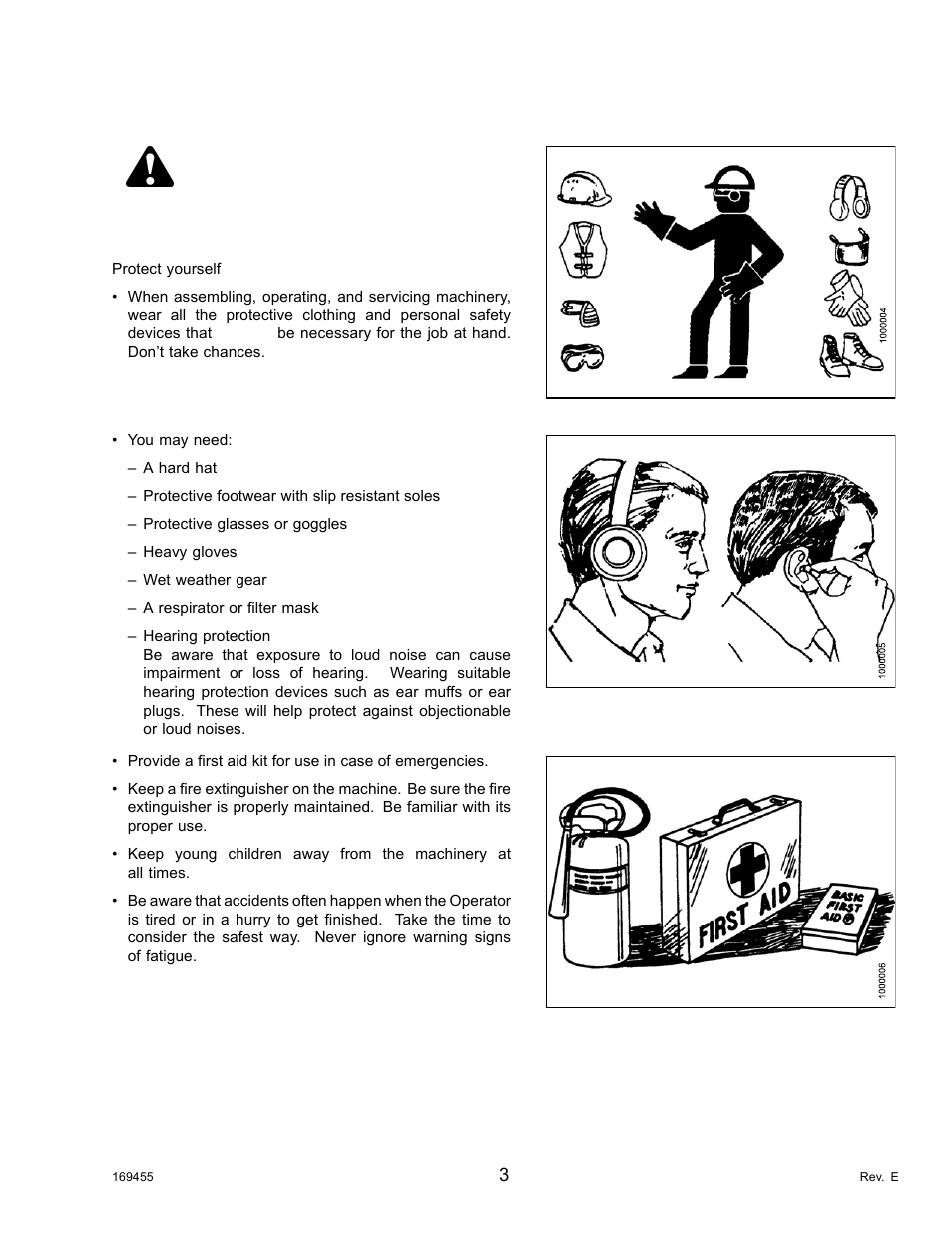 3general safety, General safety, Caution | 3 general safety | MacDon R85 Rotary Disc 13 Foot Self-Propelled Windrower Header User Manual | Page 11 / 168