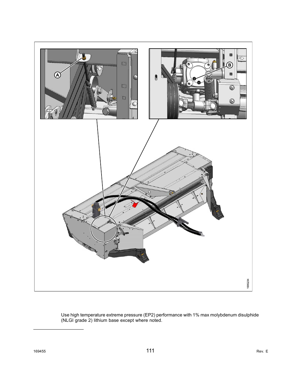 Maintenance and servicing | MacDon R85 Rotary Disc 13 Foot Self-Propelled Windrower Header User Manual | Page 119 / 168