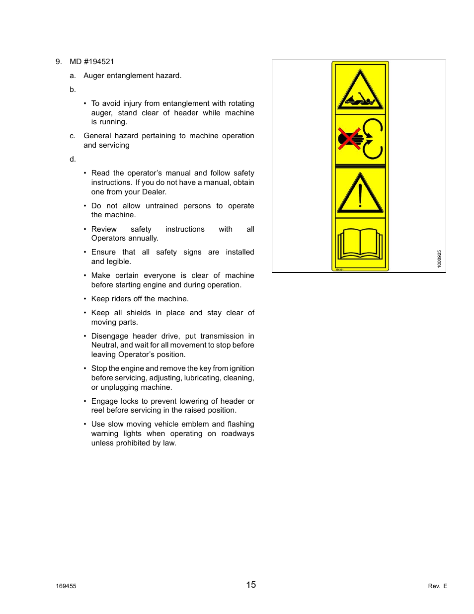 MacDon R85 Rotary Disc 13 Foot Self-Propelled Windrower Header User Manual | Page 23 / 168