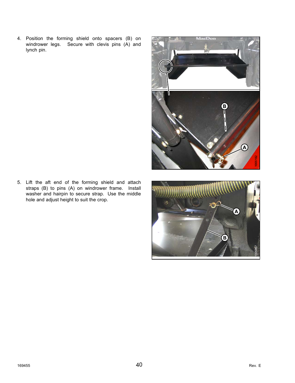MacDon R85 Rotary Disc 13 Foot Self-Propelled Windrower Header User Manual | Page 48 / 168