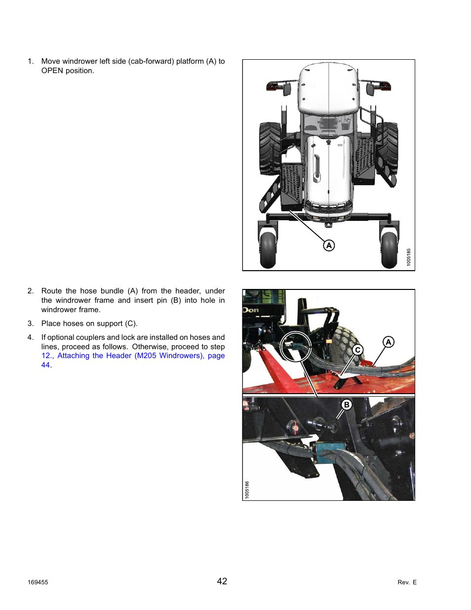 MacDon R85 Rotary Disc 13 Foot Self-Propelled Windrower Header User Manual | Page 50 / 168