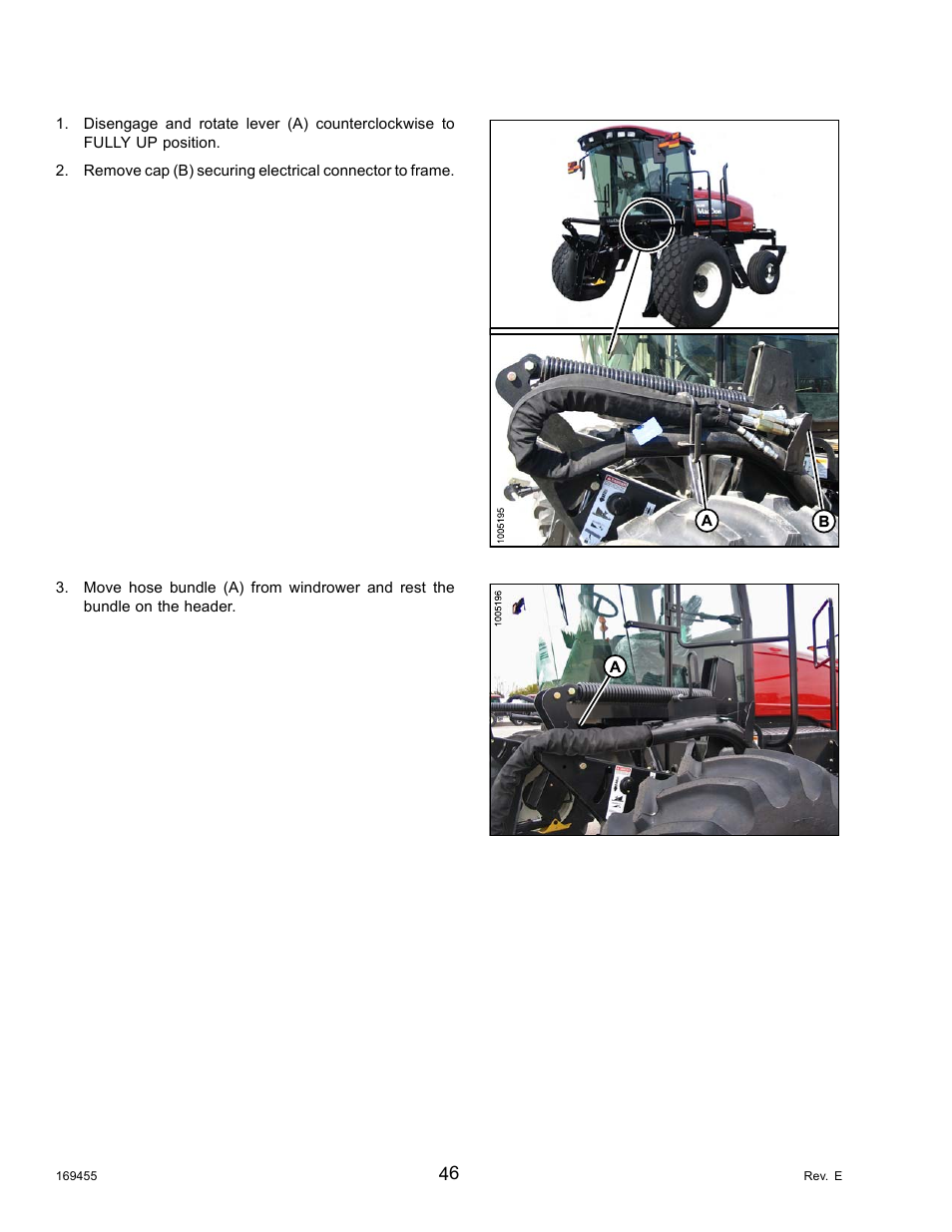 MacDon R85 Rotary Disc 13 Foot Self-Propelled Windrower Header User Manual | Page 54 / 168
