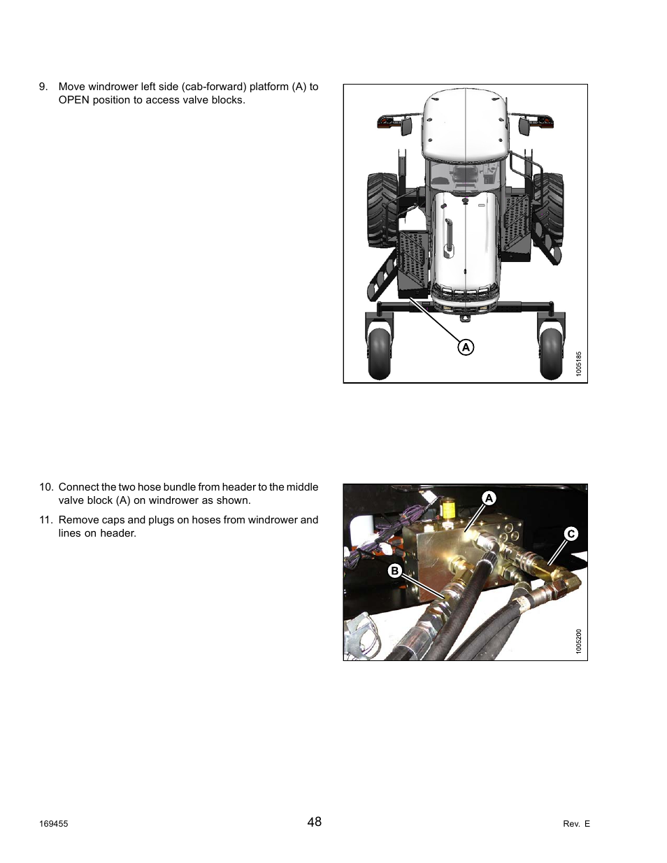 Operation | MacDon R85 Rotary Disc 13 Foot Self-Propelled Windrower Header User Manual | Page 56 / 168